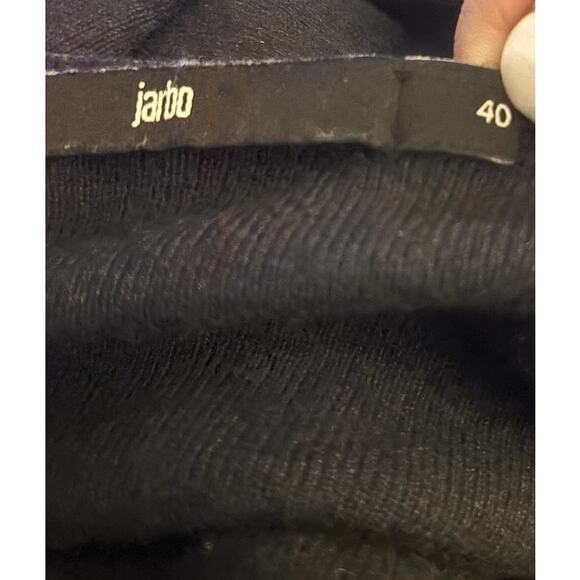 Jarbo Silk & Cashmere V-Neck Sweater, Black, Women's Size 40 (8) - Picture 3 of 3